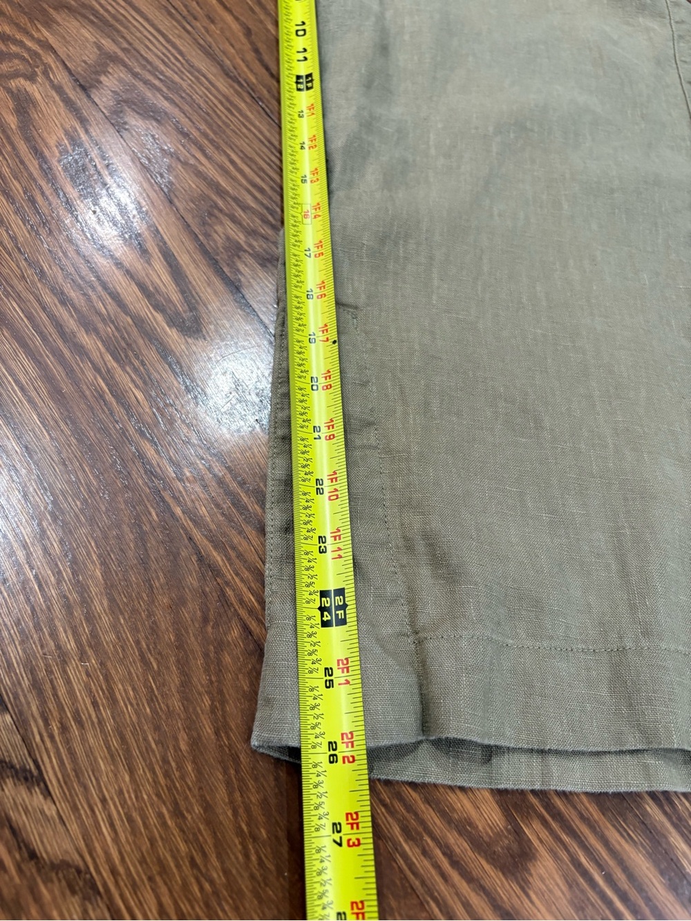Athleta Olive Green Drawstring Chino Pants M - Picture 11 of 11